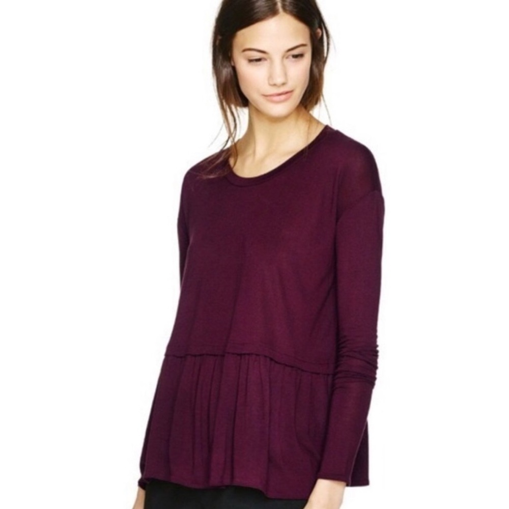Aritzia Wilfred Descartes T-shirt- Purple-Size S